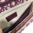 Dior Bordeaux Oblique Saddle Chain Clutch