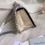 Dior Diorama Bag In Champagne Metallic Calfskin