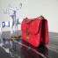 Dior Small Dioraddict Flap Bag In Cherry Lambskin