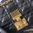 Dior Small Dioraddict Flap Bag In Black Lambskin