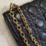 Dior Dioraddict Flap Bag In Black Lambskin