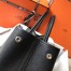 Hermes Garden Party 30 Bag In Black Clemence Calfskin