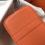 Hermes Garden Party 30 Bag In Orange Clemence Calfskin