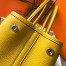 Hermes Garden Party 30 Bag In Yellow Clemence Calfskin