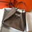 Hermes Garden Party 36 Bag In Taupe Clemence Calfskin
