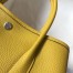 Hermes Garden Party 36 Bag In Yellow Clemence Calfskin