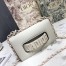 Dior Mini J'Adior Bag In White Ultra Matte Calfskin