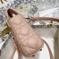 Dior Micro Lady Dior Bag In Poudre Cannage Lambskin