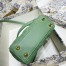 Dior Micro Lady Dior Bag In Mint Cannage Lambskin