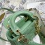 Dior Micro Lady Dior Bag In Mint Cannage Lambskin
