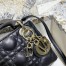 Dior Micro Lady Dior Bag In Black Cannage Lambskin