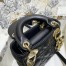 Dior Micro Lady Dior Bag In Black Cannage Lambskin