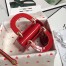 Dior Mini Lady Dior Bag In Cherry Patent Calfskin