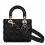 Dior Small Lady Dior My ABCDior Bag In Black Cannage Lambskin
