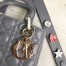 Dior My Lady Dior Bag In Grey Lambskin