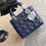 Dior My Lady Dior Bag In Sapphire Lambskin