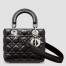 Dior Small Lady Dior My ABCDior Bag in Noir Lambskin