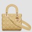 Dior Small Lady Dior My ABCDior Bag in Pastel Yellow Lambskin