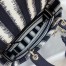 Dior Medium Lady D-Lite Bag In Blue D-Stripes Embroidery