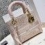 Dior Medium Lady D-Lite Bag In Pink Toile de Jouy Embroidery