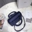 Dior Medium Lady Dior Bag In Indigo Blue Ultra Matte Calfskin