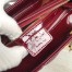Dior Large Lady Dior Bag In Bordeaux Patent Leather