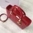 Dior Large Lady Dior Bag In Red Patent Leather