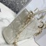 Dior Lady D-Joy Bag In White Cannage Lambskin