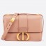 Dior 30 Montaigne Shoulder Bag In Pale Pink Calfskin 