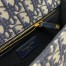 Dior 30 Montaigne Bag with Chain in Blue Oblique Jacquard