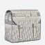 Dior Diorcamp Messenger Bag In Grey Oblique Canvas