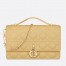 Dior Miss Dior Top Handle Bag in Pastel Yellow Cannage Lambskin