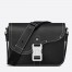 Dior Men's Mini Saddle Messenger Bag In Black Grained Calfskin