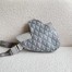 Dior Men's Saddle Bag In Gray CD Diamond Canvas