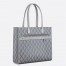 Dior Safari Tote Bag in Grey CD Diamond Canvas