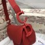 Dior Saddle Bag In Cherry Red Matte Calfskin