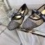 Dior Black Miss J'Adior Mesh Ballet Pump