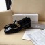 Dior Baby-D Ballet Flats in Black Patent Calfskin