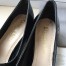 Dior Baby-D Ballet Flats in Black Patent Calfskin