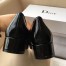 Dior Baby-D Ballet Flats in Black Patent Calfskin