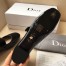 Dior Baby-D Ballet Flats in Black Patent Calfskin