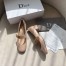 Dior Baby-D Ballet Flats in Nude Patent Calfskin