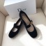 Dior Baby-D Ballet Flats In Black Velvet