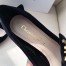 Dior Baby-D Ballet Flats In Black Velvet