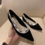 Dior J'Adior Embroidered Ballet Flat In Black Technical Canvas