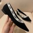 Dior J'Adior Embroidered Ballet Flat In Black Technical Canvas