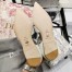 Dior Sauvage Ballerina Flat In Ivory Calfskin