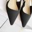 Dior J'Adior Slingback Ballerina Flats In Black Technical Fabric