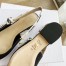 Dior J'Adior Slingback Ballerina Flats In Black Technical Fabric