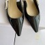 Dior J'Adior Slingback Ballerina Flats In Black Patent Leather